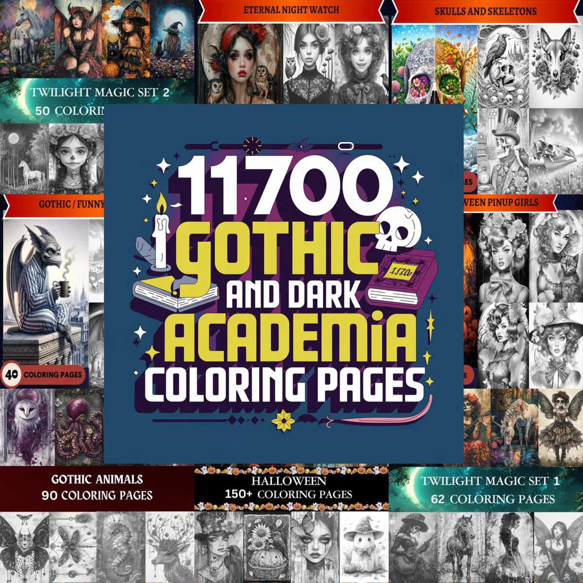 Gothic Dark Academia Mega Bundle
